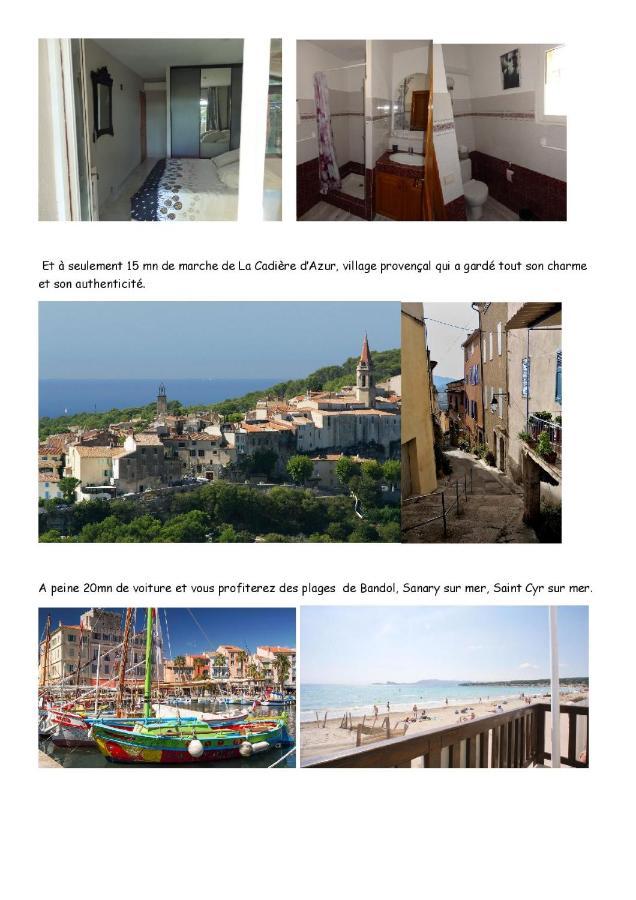 Villa Les arbousiers à La Cadiere-d'Azur Extérieur photo