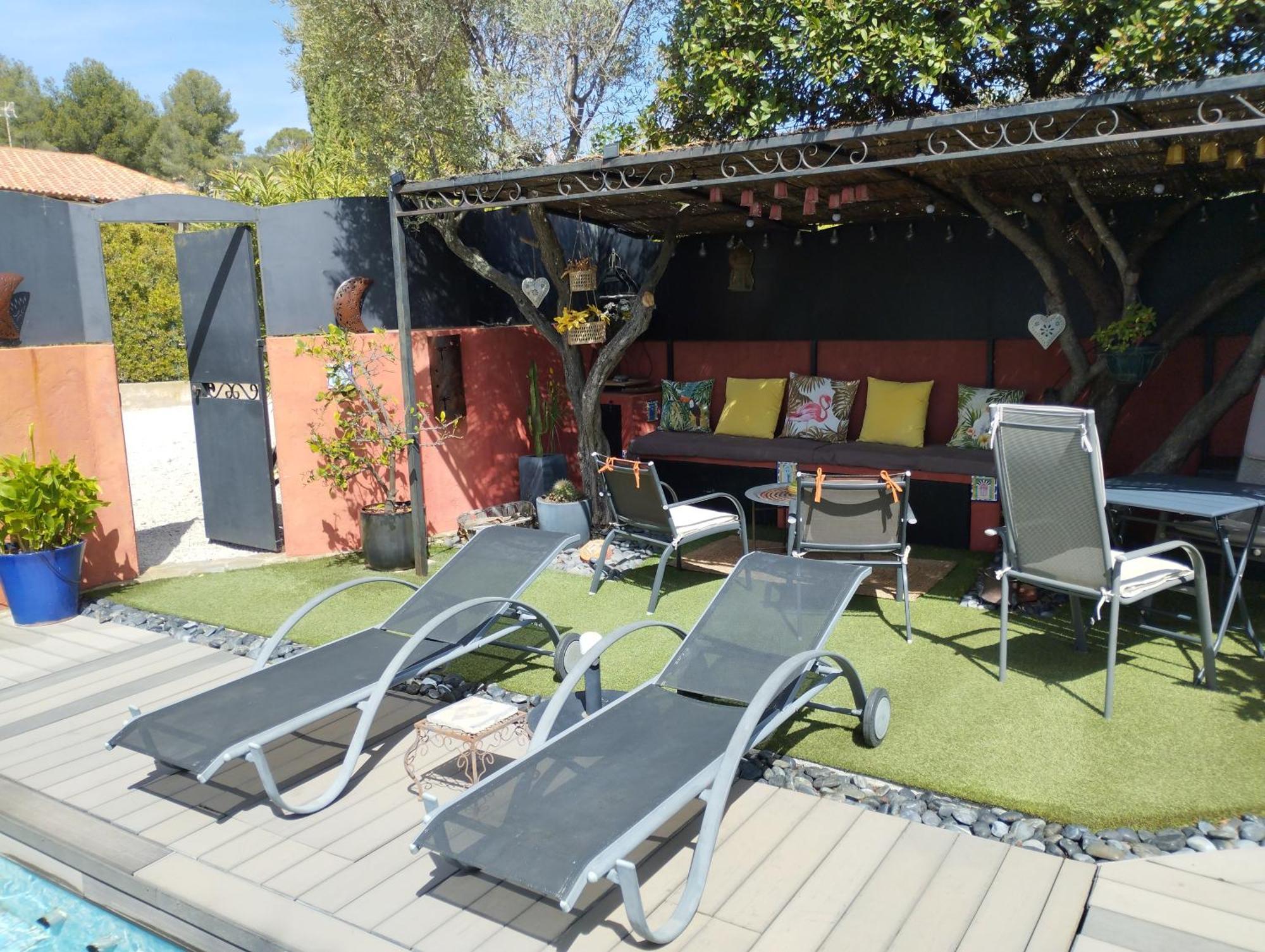 Villa Les arbousiers à La Cadiere-d'Azur Extérieur photo